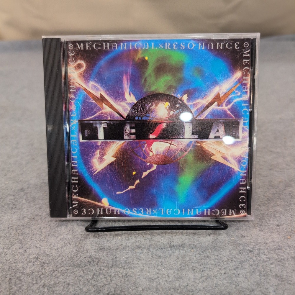 Tesla Mechanical Resonance CD Geffen 1986 Hard Rock Heavy Metal Album VG+
